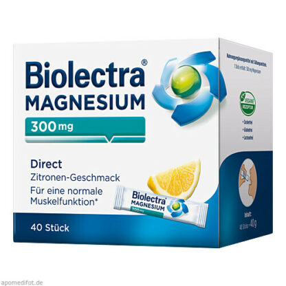 Biolectra MAGNESIUM Direct,40 Stk. Биолектра МАГНИЙ Директ,40 шт.