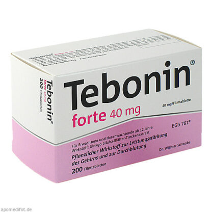 TEBONIN FORTE 40MG,200 Stk. ТЭБОНИН ФОРТЕ 40МГ,200 шт.