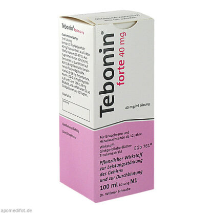 TEBONIN FORTE 40MG L?SUNG,100 ml ТЭБОНИН ФОРТЕ 40 МГ РАСТВОР,100 мл