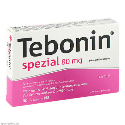 Tebonin spezial 80mg,60 Stk. Тебонин специальный 80мг,60 шт.