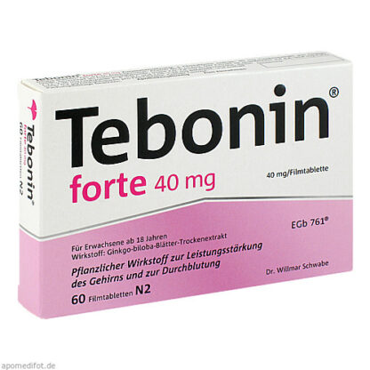 TEBONIN FORTE 40MG,60 Stk. ТЭБОНИН ФОРТЕ 40МГ,60 шт.