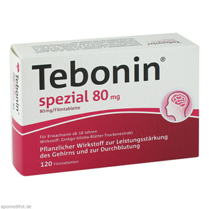 Tebonin spezial 80mg,120 Stk. Тебонин специальный 80мг,120 шт.