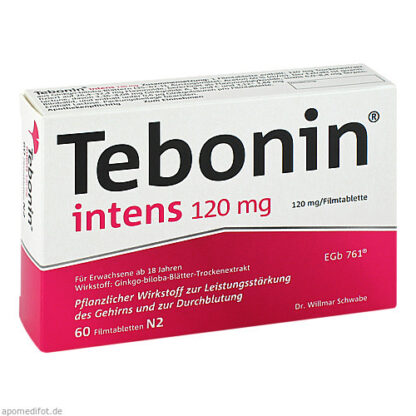 Tebonin intens 120mg,Inhalt pharmazeutisch gepr?ft durch
Apothekerin Hazal K?se Тебонин интенсив 120мг,Содержимое фармацевтически протестировано
Фармацевт Хазал Кёсе