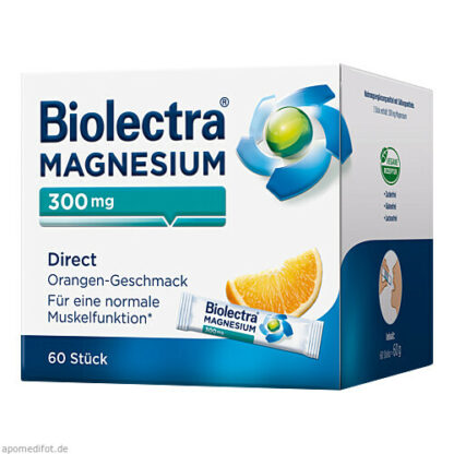 Biolectra Magnesium Direct Orange,60 Stk. Биолектра Магний Прямой Оранжевый,60 шт.