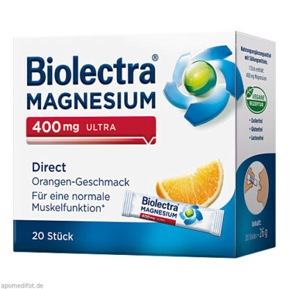 Biolectra Magnesium 400mg Ultra Direct Orange, Биолектра Магний 400 мг Ультра Прямой Апельсин,