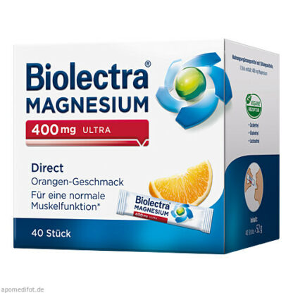 Biolectra Magnesium 400mg Ultra Direct Orange, Биолектра Магний 400 мг Ультра Прямой Апельсин,