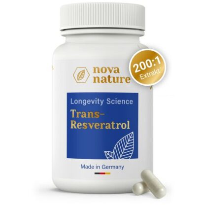 Trans Resveratrol aus Japanischem Staudenkn?terich - von NovaNature®,60 Stk. Транс-ресвератрол из спорыша японского - от NovaNature®,60 шт.