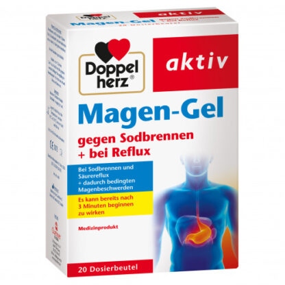 Doppelherz Magen-Gel gegen Sodbrennen + bei Reflux,20 Stk. Доппельгерц гель для желудка от изжоги+рефлюкса,20 шт.