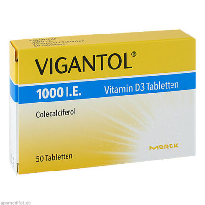 Vigantol 1000 I.E. Vitamin D3 Tabletten,50 Stk. Вигантол 1000 I.E. Витамин D3 таблетка,50 шт.