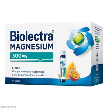 Biolectra Magnesium 300 mg Liquid,14 Stk. Biolectra Магний 300 мг жидкость,14 шт.