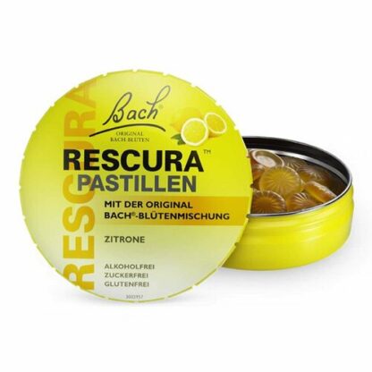 Rescura Pastillen Zitrone,50 g Цветы Баха  Рескура пастилки, Лимон,50 г