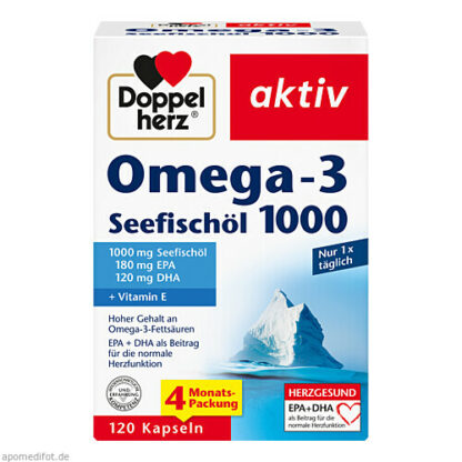 Doppelherz Omega-3 Seefisch?l 1000, Доппельгерц Омега-3 Зеефишёль 1000,