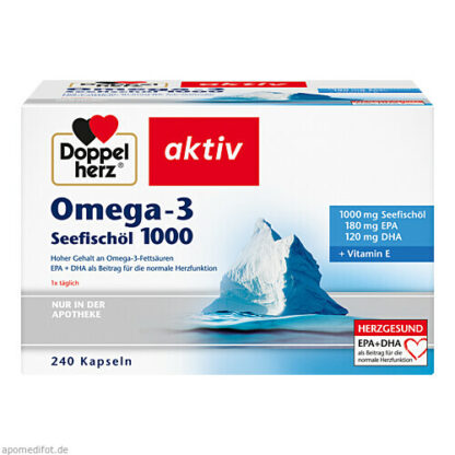 Doppelherz Omega-3 Seefisch?l 1000, Доппельгерц Омега-3 Зеефишёль 1000,