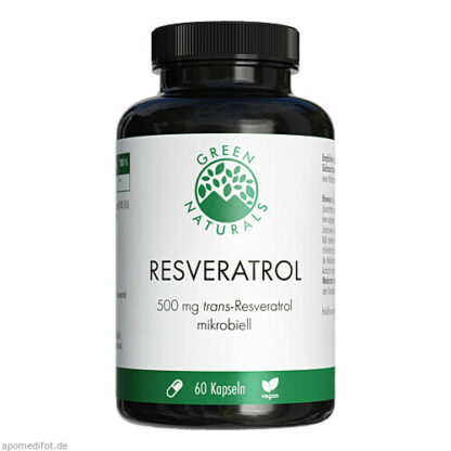 GREEN NATURALS Resveratrol mit Veri-te 500mg vegan,60 Stk. GREEN NATURALS Ресвератрол с Veri-te 500 мг веганский,60 шт.