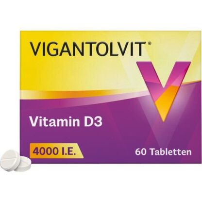 Vigantolvit 4000 I.E. Vitamin D3,60 Stk. Вигантолвит 4000 I.E. Витамин D3,60 шт.