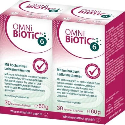 Omni Biotic 6  Омнибиотик 6 Двойная Упаковка 2x60 гр.