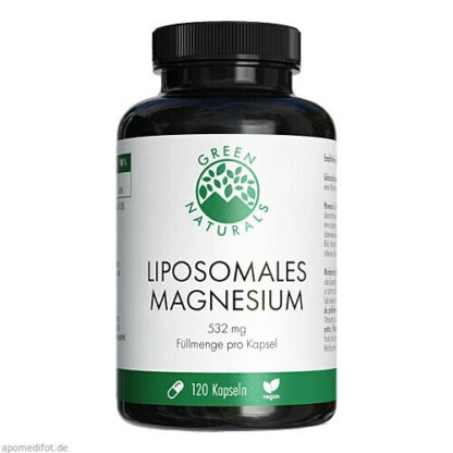 GREEN NATURALS Magnesium  цитрат магния липосомальный веганский, 120 шт.