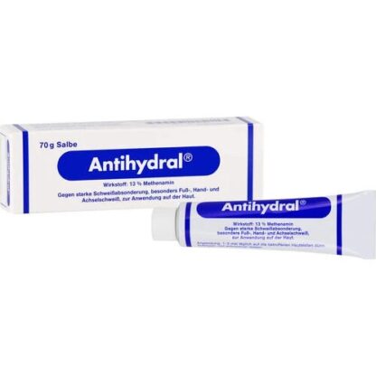 ANTIHYDRAL 70 g, АНТИГИДРАЛ 70 г, для регулирования чрезмерного потоотделения на ступнях