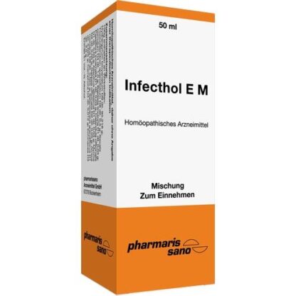 INFECTHOL E M Tropfen 50 ml, ИНФЕКТХОЛ ЭМ капли 50 мл, гомеопатическое средство от простуды