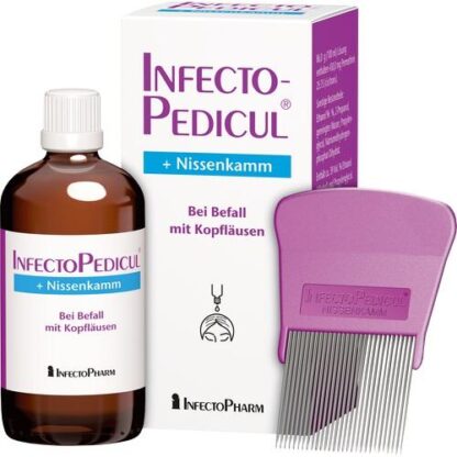 INFECTOPEDICUL Lösung + Nissenkamm* 100 ml, Раствор от вшей ИнфектоПидикул + гребешок от гнид, 100 мл