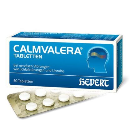 CALMVALERA Hevert Tabletten 50 St, КАЛЬМВАЛЕРА таблетки 50 штук, натуропатическое лекарство для лечения нервных расстройств