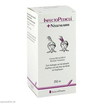 InfectoPedicul Lösung + Nissenkamm 250 ml, Раствор ИнфектоПедикул от вшей+ гребешок от гнид