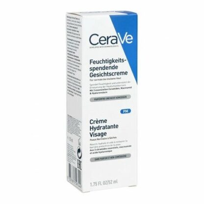 CeraVe Feuchtigkeitsspendende Nachtcreme, CeraVe Увлажняющий ночной крем, 52 мл