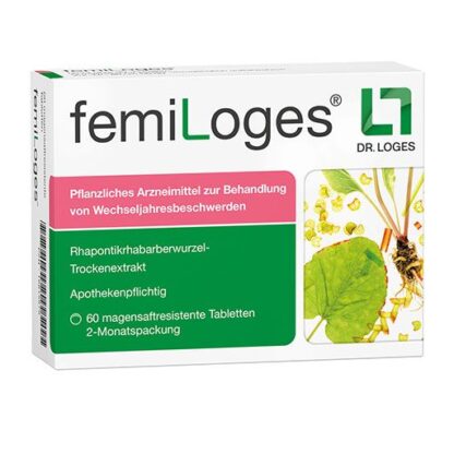 FEMILOGES magensaftresistente Tabletten 60 St, ФЕМИЛОГЕС таблетки 60 штук, облегчение симптомов менопаузы