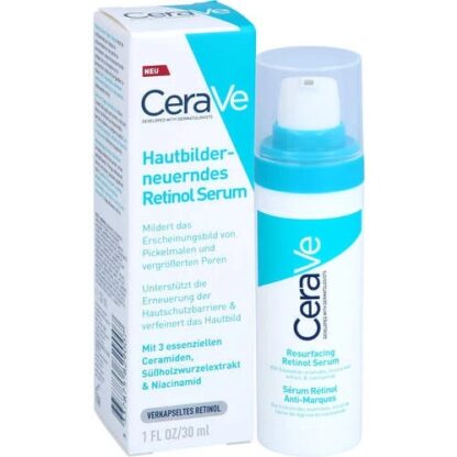 Cerave HAUTBILDERNEUERNDES RETINOL SERUM, Cerave ОБНОВЛЯЮЩАЯ КОЖУ СЫВОРОТКА С РЕТИНОЛОМ, 30 мл