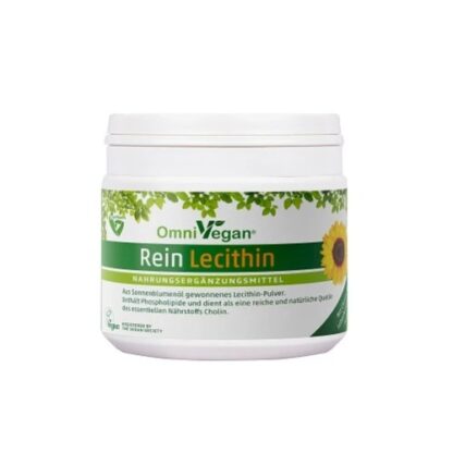 OMNIVEGAN Rein Lecithin aus Sonnenblumen 200 g, OMNIVEGAN Чистый лецитин из подсолнечника 200 г.