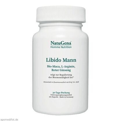 Libido Mann L-Arginin + Roter Ginseng + Maca 180 штук, Либидо мужчины L-аргинин + красный женьшень + мак, 180 шт