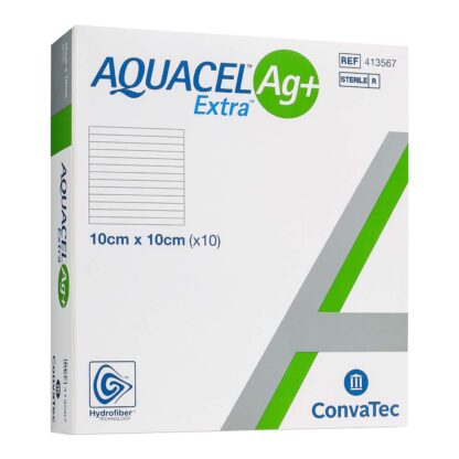 AQUACEL AG+ EXTRA 10X10CM SIDOS 10 kpl, БАНДАЖ АКВАСЕЛЬ AG+ ЭКСТРА 10X10CM 10 шт.