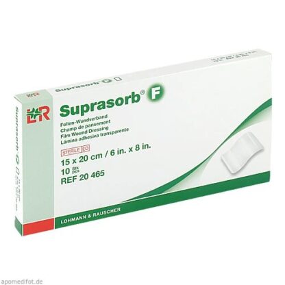 Suprasorb F Folienwundverband 15x20cm, 10 Stk., Супрасорб Ф, Пленочная повязка для ран, 15x20 см, 10 шт