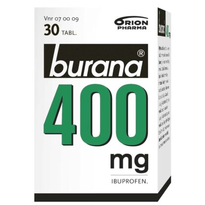 BURANA TABLETTI 400MG Бурана от жара и боли,30 таблеток