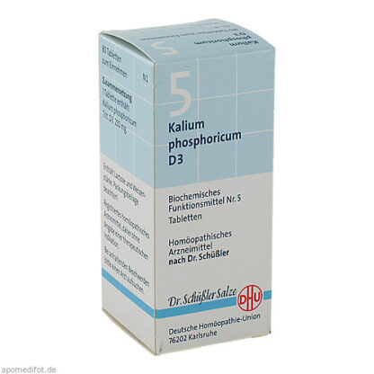 BIOCHEMIE DHU 5 KALIUM PHOSPHORICUM D 3,80 Stk. БИОХИМИЯ DHU 5 КАЛИЙ ФОСФОРИКУМ D 3,80 шт.