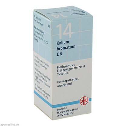 BIOCHEMIE DHU 14 KALIUM BROMATUM D 6,80 Stk. БИОХИМИЯ DHU 14 БРОМАТ КАЛИЯ D 6,80 шт.