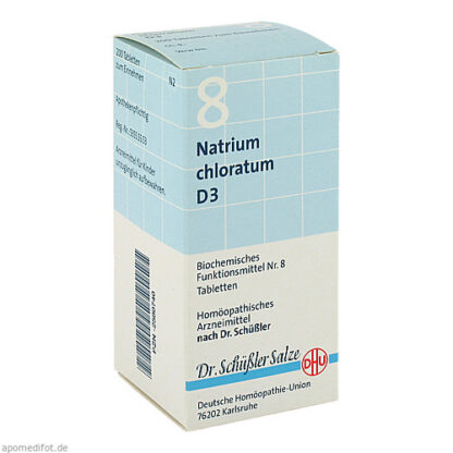 BIOCHEMIE DHU 8 NATRIUM CHLORATUM D 3,200 Stk. БИОХИМИЯ DHU 8 НАТРИЙ ХЛОРАТУМ D 3,200 шт.