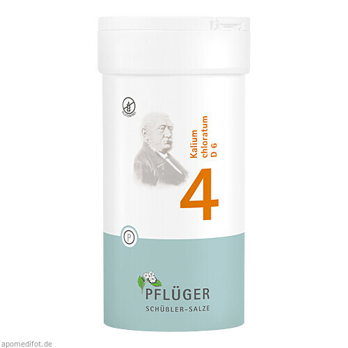 Biochemie Pflüger Nr. 4 Kalium chloratum D 6,400 Stk. Биохимия Пфлюгер № 4 Калий хлоратум Д 6,400 шт.