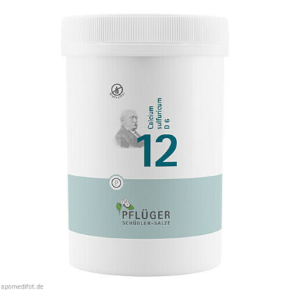 Biochemie Pflüger Nr. 12 Calcium sulfuricum D 6,4000 Stk. Биохимия Пфлюгер № 12 Кальций серный Д 6,4000 шт.