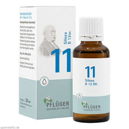 Biochemie Pflüger Nr. 11 Silicea D12 Dil.,30 ml Биохимия Пфлюгер №11 Silicea D12 Dil.,30 мл