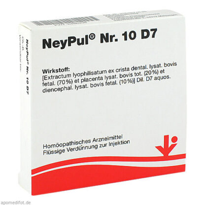 NeyPul Nr. 10 D7,5x2 ml NeyPul Nr. 10 D7,5x2 мл