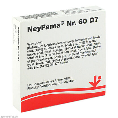 NeyFama Nr. 60 D7,5x2 ml NeyFama Nr. 60 D7,5x2 мл