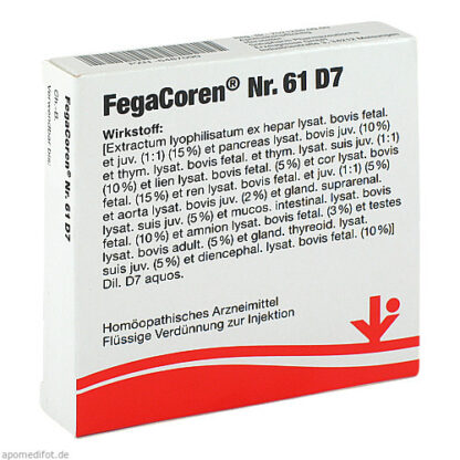 FegaCoren Nr. 61 D7,5x2 ml ФегаКорен Нет. 61 Д7,5x2 мл