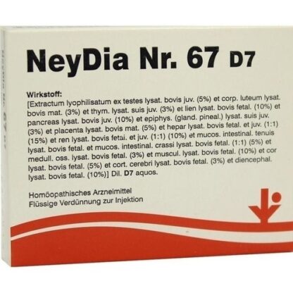 NeyDia Nr. 67 D7,5x2 ml NeyDia Nr. 67 D7,5x2 мл