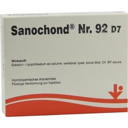 Sanochond Nr. 92 D7,5x2 ml Sanochond Nr. 92 D7,5x2 мл