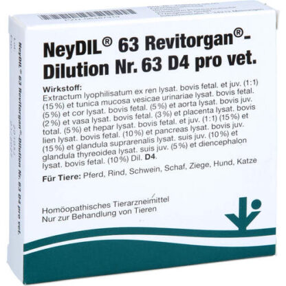 NEYDIL Nr.63 Revitorgan Dil.D 4 pro Ampullen vet.,5x2 ml НЕЙДИЛ Nr.63 Ревиторган Дил.Д 4 про Ампуллен вет.,5x2 мл