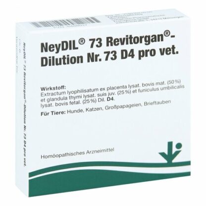 NEYDIL Nr.73 Revitorgan Dil.D 4 pro Ampullen vet.,5x2 ml НЕЙДИЛ №73 Ревиторган Дил.Д 4 про Ампуллен вет.,5x2 мл