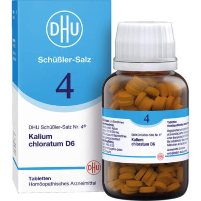 BIOCHEMIE DHU 4 Kalium chloratum D 6 Tabl.,420 Stk. БИОХИМИЯ ДХУ 4 Калий хлорат Д 6 табл.,420 шт.