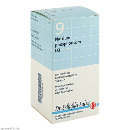 BIOCHEMIE DHU 9 Natrium phosphoricum D 3 Tabletten,420 Stk. БИОХИМИЯ DHU 9 Натрум фосфорикум D 3 таблетки,420 шт.