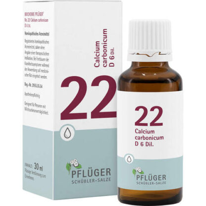 Biochemie Pflüger NR. 22 Calcium carb. D 6,30 ml Биохимия Пфлюгера Н.Р. 22 углевода кальция. Д6,30 мл